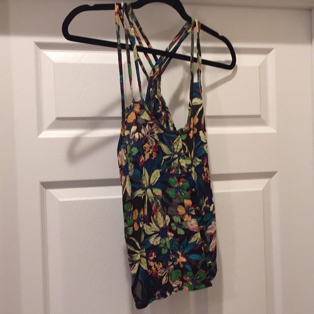 Charlotte Russe floral print tank